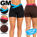 Contrast-Detail Stretch Workout Shorts Sample