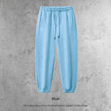 Relaxed Fit Elastic Cuff Cotton Jogger Pants Sample