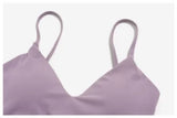 V-Neck Padded Adjustable-Strap Sports Bra Sample