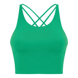 Cross-Back Seamed Sports Bra Sample