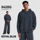 Oversized Heavyweight Washed Cotton Hoodie Sample