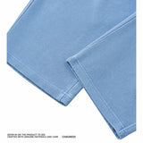Washed Relaxed Wide Leg Cotton Sweatpants Sample