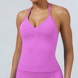 Seamless Crop Sports Bra Sample