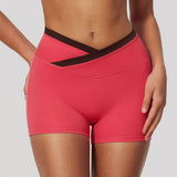 Contrast-Detail Stretch Workout Shorts Sample