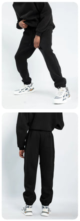 Relaxed Fit Elastic Cuff Cotton Jogger Pants Sample