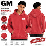 Oversized Heavyweight Washed Cotton Hoodie Sample
