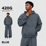 Oversized Heavyweight Washed Cotton Hoodie Sample