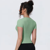 Slim-Fit Stretch Yoga T-Shirt Sample