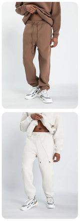Relaxed Fit Elastic Cuff Cotton Jogger Pants Sample