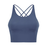 Cross-Back Seamed Sports Bra Sample