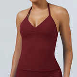Seamless Crop Sports Bra Sample