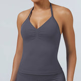 Seamless Crop Sports Bra Sample