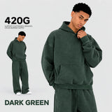 Oversized Heavyweight Washed Cotton Hoodie Sample