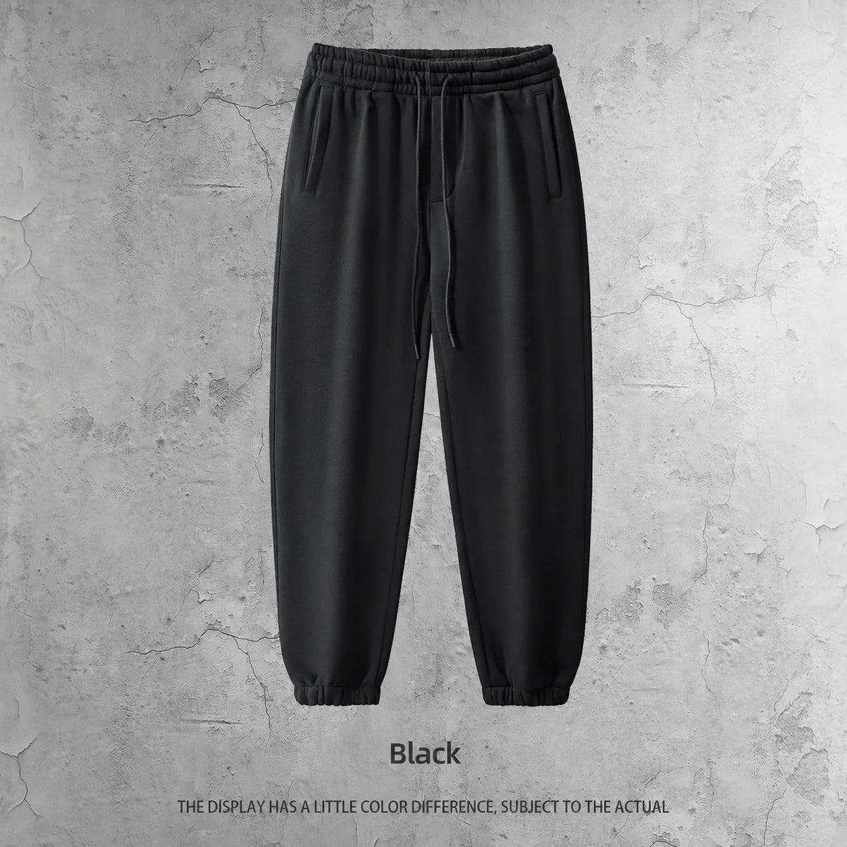 Relaxed Fit Elastic Cuff Cotton Jogger Pants Sample