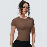 Slim-Fit Stretch Yoga T-Shirt Sample