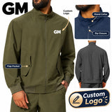 Stand Collar Full-Zip Recycled Nylon Spandex Bomber Jacket Sample