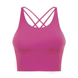 Cross-Back Seamed Sports Bra Sample