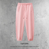 Relaxed Fit Elastic Cuff Cotton Jogger Pants Sample