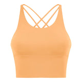 Cross-Back Seamed Sports Bra Sample