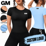 Slim-Fit Stretch Yoga T-Shirt Sample
